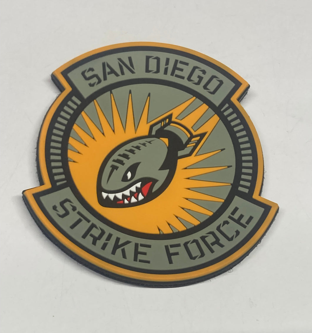 Rubberized Squadron Patch - w/velcro backing