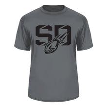 Load image into Gallery viewer, Gray SD Bomber T-Shirt